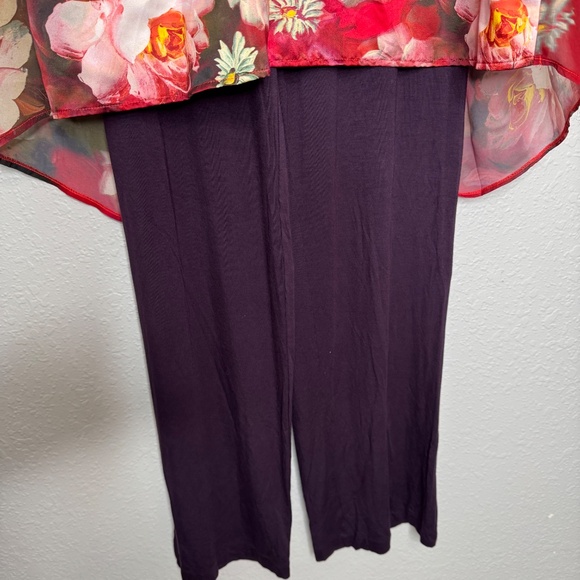 NWT B by Ted Baker Pajama set-Lounge in style comfort purple floral - Picture 4 of 14